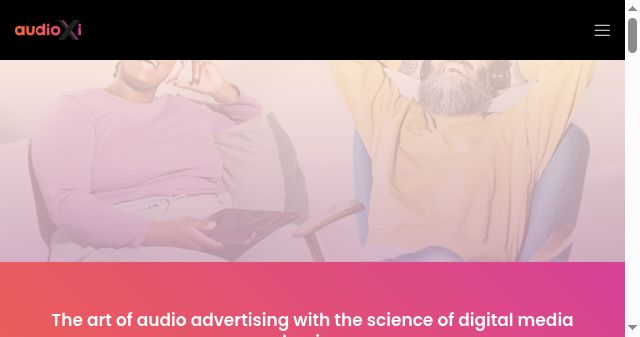 Screenshot of audioxi.com