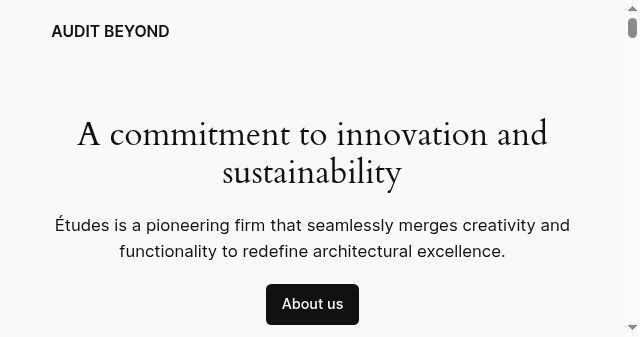 Screenshot of auditbeyond.com
