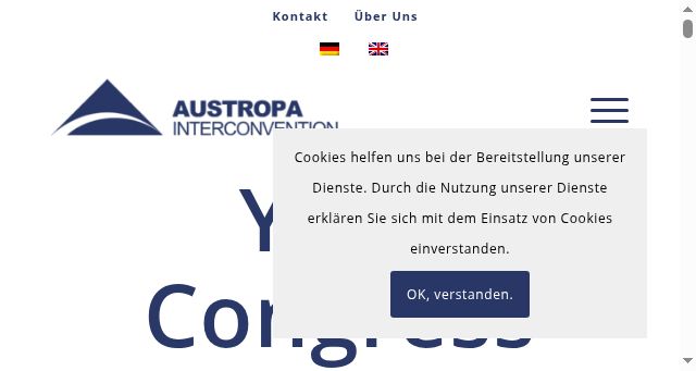 Screenshot of austropa-interconvention.at