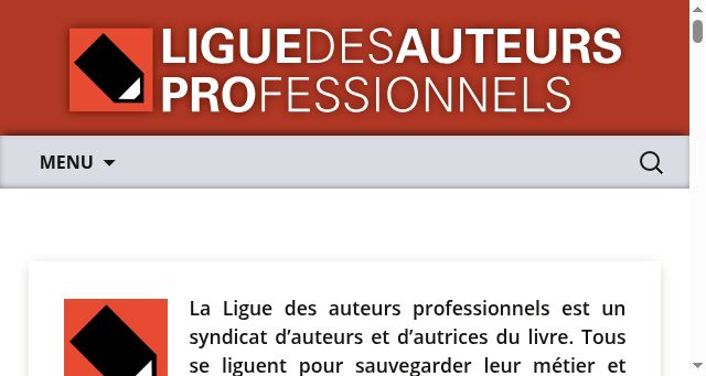 Screenshot of auteurs.pro