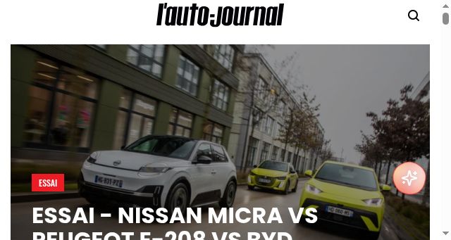 Screenshot of autojournal.fr