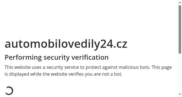 Screenshot of automobilovedily24.cz