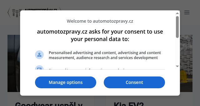 Screenshot of automotozpravy.cz