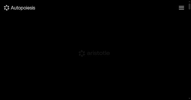 Screenshot of autopoiesis.science