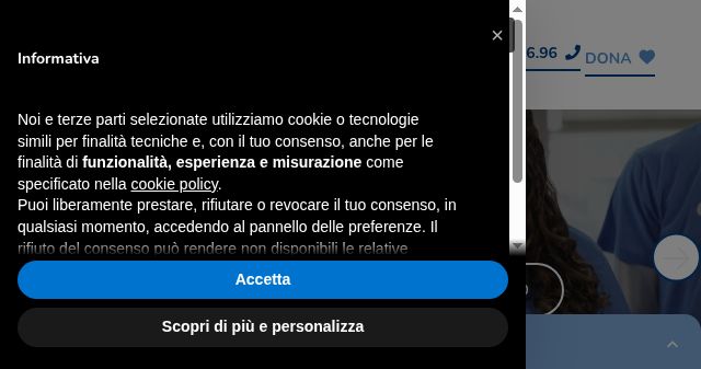 Screenshot of azzurro.it