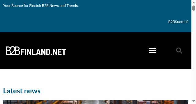 Screenshot of b2bfinland.net