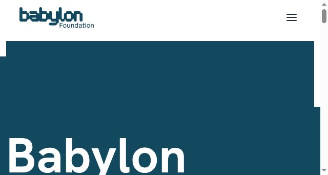 Screenshot of babylon.foundation