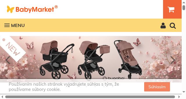 Screenshot of babymarket.sk