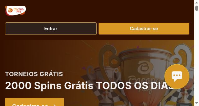 Screenshot of bacanaplaypt.com