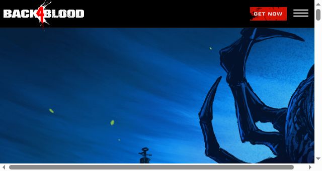 Screenshot of back4blood.com