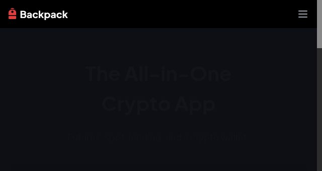 Screenshot of backpack.app