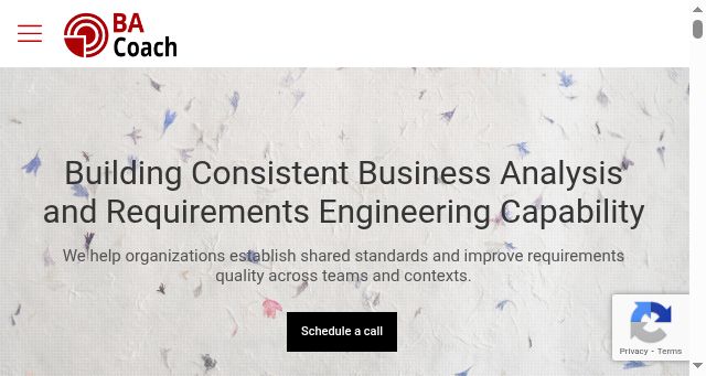 Screenshot of bacoach.nl