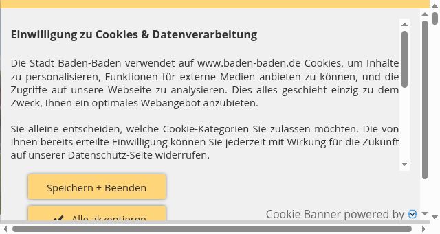 Screenshot of baden-baden.de