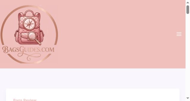 Screenshot of bagsguides.com