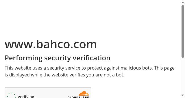 Screenshot of bahco.com