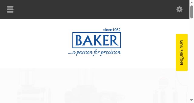 Screenshot of bakergauges.com