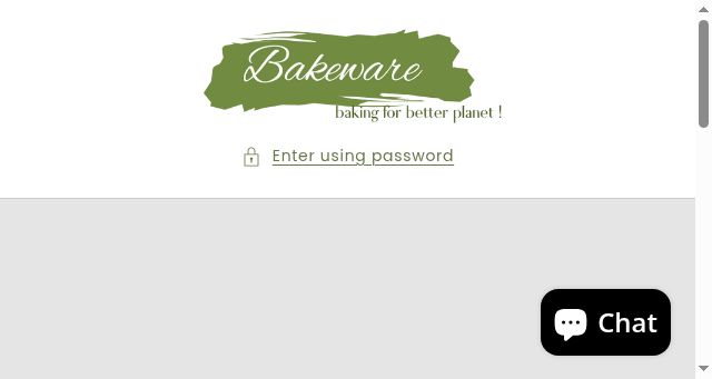 Screenshot of bakeware.co.nz