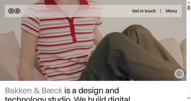 Screenshot of bakkenbaeck.com