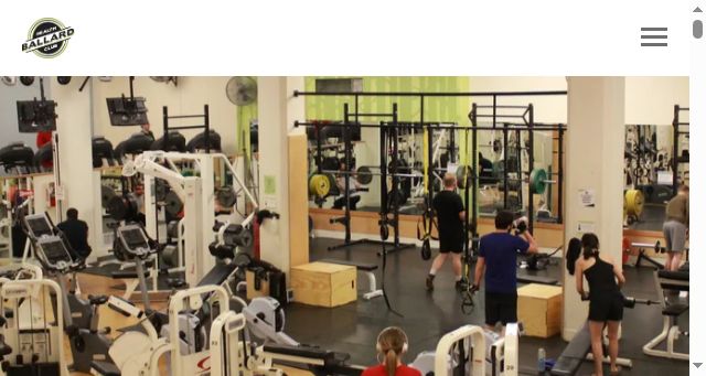 Screenshot of ballardhealthclub.com