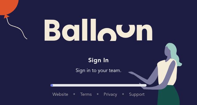 Screenshot of balloon.app