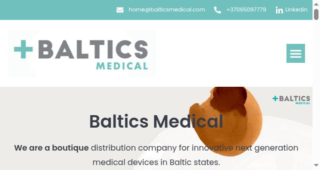 Screenshot of balticsmedical.com