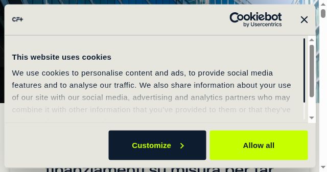 Screenshot of bancacfplus.it