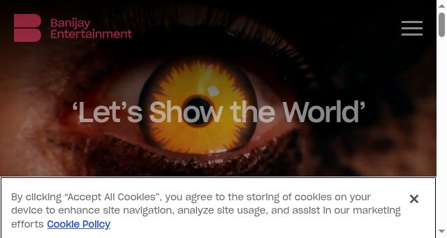 Screenshot of banijay.com