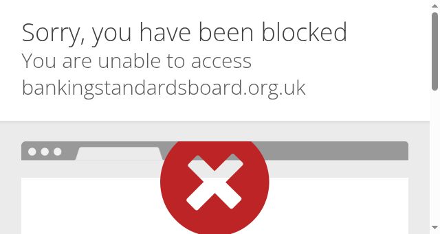 Screenshot of bankingstandardsboard.org.uk