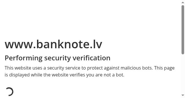 Screenshot of banknote.lv