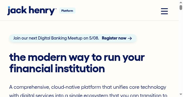 Screenshot of banno.com