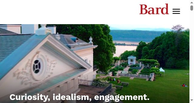 Screenshot of bard.edu