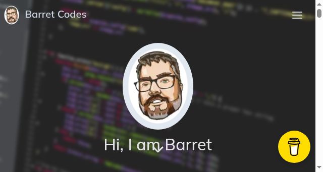 Screenshot of barretblake.com