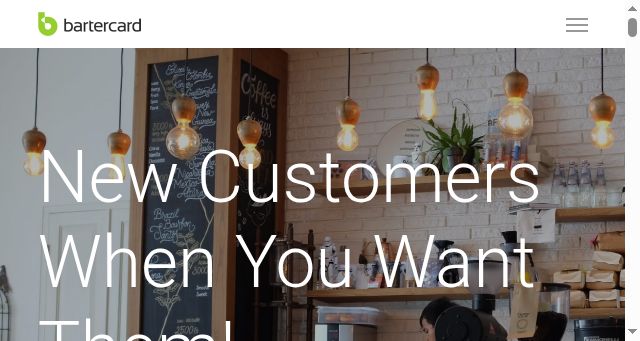 Screenshot of bartercard.co.nz