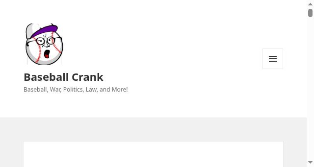 Screenshot of baseballcrank.com