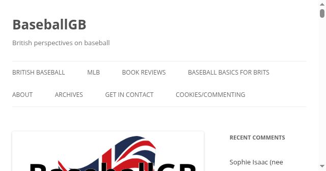 Screenshot of baseballgb.co.uk