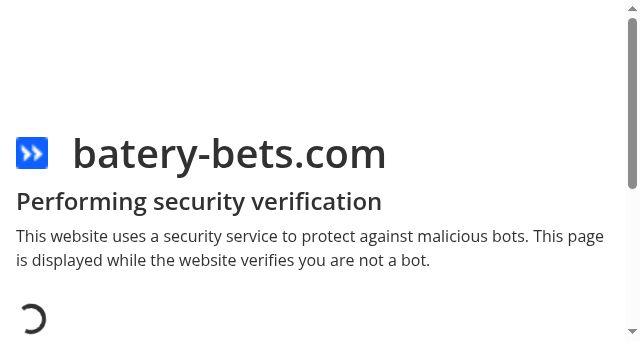Screenshot of batery-bets.com