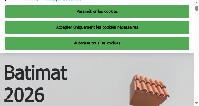 Screenshot of batimat.com