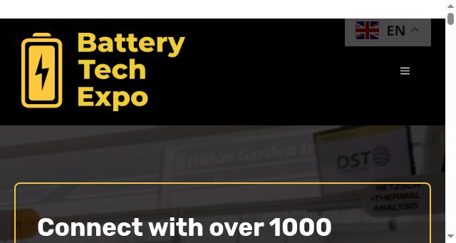 Screenshot of batterytechexpo.fr