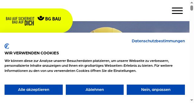 Screenshot of bau-auf-sicherheit.de