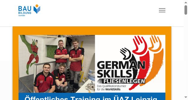 Screenshot of bau-bildung.de