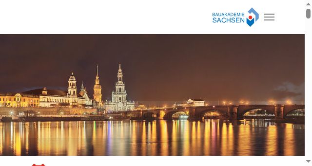 Screenshot of bauakademie-sachsen.de