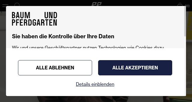 Screenshot of baumundpferdgarten.de