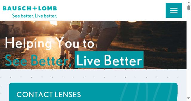 Screenshot of bausch.com.au