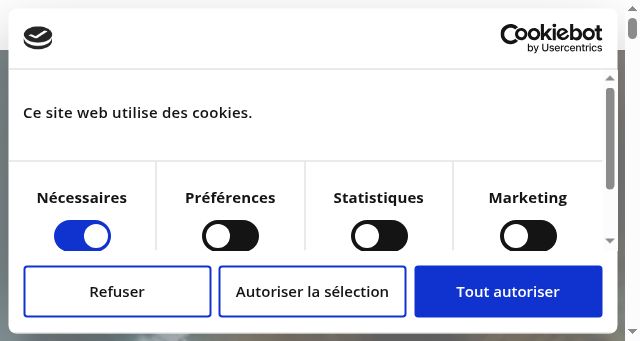 Screenshot of bausch.fr