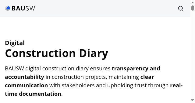 Screenshot of bausw.com