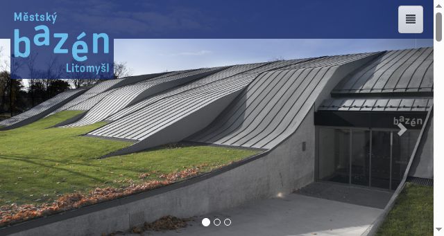 Screenshot of bazen-litomysl.cz