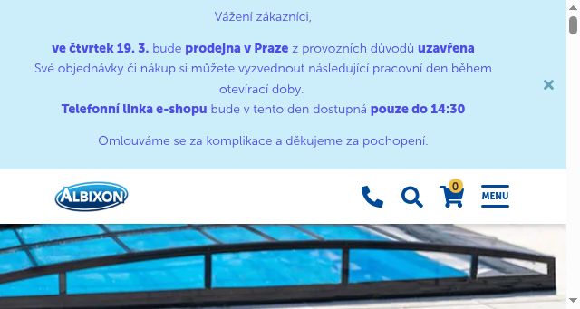 Screenshot of bazeny.cz