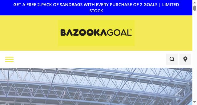 Screenshot of bazookagoal.com