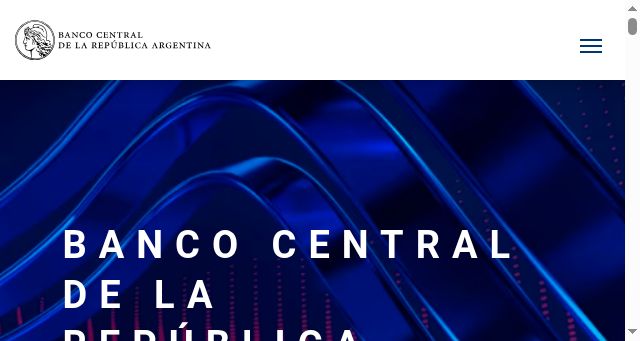 Screenshot of bcra.gob.ar
