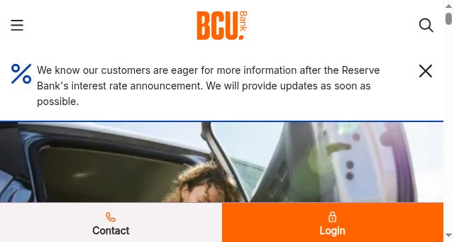 Screenshot of bcu.com.au